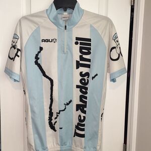 The Andes trail South America old retro cycling cycle mens bike dreams jersey
